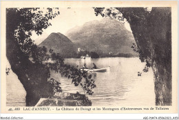 ABIP1-74-0051 - ANNECY - Lac D'Annecy-Chateau De Duingt Et Les Montagnes D'Entrevernes Vus De Talloires - Annecy
