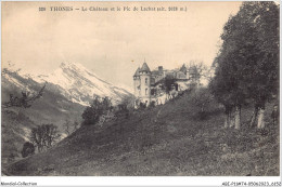 ABIP11-74-1050 - THONES - Le Chateau Et Le Pic De Lachat - Thônes