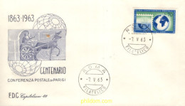 714487 MNH ITALIA 1963 CENTENARIO DE LA 1 CONFERENCIA DE LA UPU - ...-1850 Préphilatélie