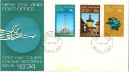 714455 MNH NUEVA ZELANDA 1974 100 ANIVERSARIO DE LA UNION POSTAL UNIVERSAL - ...-1855 Vorphilatelie