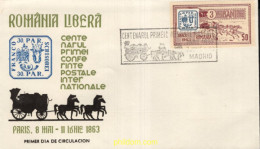 714489 MNH RUMANIA 1963 CASA DE EXILIO DEL GENERAL J. ARTIGAS - ...-1858 Prefilatelia