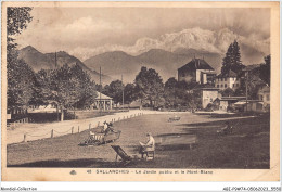ABIP9-74-0749 - SALLANCHES - Le Jardin Public Et Le Mont Blanc  - Sallanches