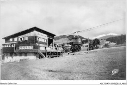 ABIP5-74-0415 - MEGEVE - Teleferique De Rochebrune Et Le Mont Blanc  - Megève