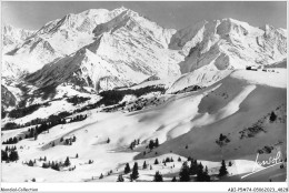 ABIP5-74-0388 - MEGEVE - La Descente Sur St Gervais Et Le Mont Blanc  - Megève