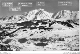 ABIP4-74-0366 - MEGEVE - Chaine Du Mont Blanc -Vue Prise De La Station Superieure Du Teleferique Du Jaillet  - Megève