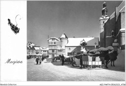 ABIP4-74-0367 - MEGEVE - La Place De L'Eglise Et Les Traineaux  - Megève