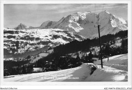 ABIP4-74-0354 - MEGEVE - Le Mont Blanc Vu De La Route -De Megeve A St Gervais Les Bains  - Megève