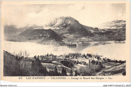 ABMP4-74-0336 - TALLOIRES - Lac D'Annecy -Duingt Et Massif Des Bauges  - Talloires