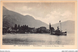 ABMP4-74-0330 - TALLOIRES - Lac D'Annecy --L'Arrivee Du Bateau  - Talloires