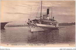 ABMP3-74-0271 - THONON-LES-BAINS - Arrivee D'Un Bateau  - Thonon-les-Bains