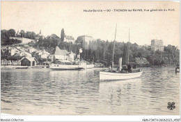 ABMP3-74-0183 - THONON-LES-BAINS -Thonon-Vue General Et Le Port - Thonon-les-Bains