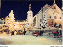 ABMP11-74-0929 - MEGEVE - La Place De L'Eglise Et Le Sapin De Noel  - Megève