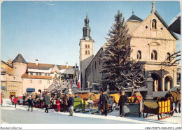 ABMP11-74-0918 - MEGEVE -Capital De Ski-La Place De La Mairie L'Eglise Et Le Prieure - Megève