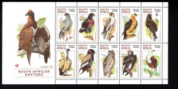 2035003760 1998 SCOTT 1074A (XX)  POSTFRIS MINT NEVER HINGED -  FAUNA -  BIRDS  - SOUTH AFRICAN RAPTORS - Nuovi
