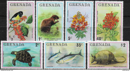 1976 Grenada Flora And Fauna 7v. MNH SG N. 761/67 - Autres & Non Classés