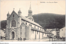 ABMP8-74-0642 - THONES - La Place De L'Eglise  - Thônes