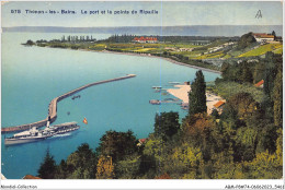 ABMP8-74-0620 - THONON-LES-BAINS - Le Port Et La Pointe De Ripaille  - Thonon-les-Bains