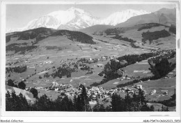 ABMP5-74-0415 - MEGEVE - Vue Generale Et Le Mont Blanc  - Megève