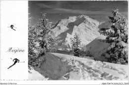 ABMP5-74-0410 - MEGEVE - Le Mont Blanc Vu Du Mont D'ARBOIS  - Megève