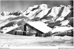 ABMP5-74-0406 - MEGEVE - Des Pistes De Rochebrune -Nous Apercevions -Magnifique -La Prestigieuse Chaine Du Mont Blanc  - Megève