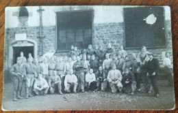 CPA Carte Photo Coopérative Et Foyer Du Soldats 12 Dragons - Personen