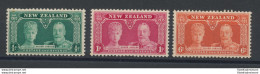 1935 NEW ZEALAND - Stanley Gibbons N. 573/75 - Silver Jubilee - MLH* - Andere & Zonder Classificatie