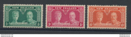 1935 NEW ZEALAND - Stanley Gibbons N. 573/75 - Silver Jubilee - MLH* - Sonstige & Ohne Zuordnung