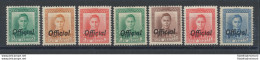 1938-51 NEW ZEALAND - Stanley Gibbons N. O134/O140 - Official Stamps - MNH** - MH* - Other & Unclassified