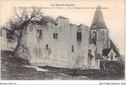 ABOP7-80-0528 - La Grande Guerre - PICQUIGNY - La Collégiale Et Le Donjon  - Picquigny