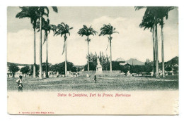 FORT DE FRANCE (Martinique) - STATUE DE JOSEPHINE - Vendue Par Mac Hugh & Cie. - Fort De France