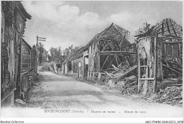 ABOP5-80-0404 - BOUZINCOURT - Maisons En Ruines  - Other & Unclassified