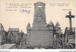 ABOP4-80-0318 - HAM - Monument élevé à La Mémoire Des Soldats Tués Au Combat De Ham - Ham