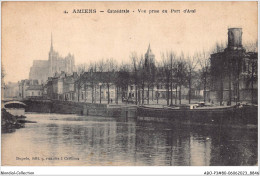 ABOP3-80-0249 - AMIENS - Cathédrale - Vue Prise Du Port D'Aval - Amiens