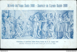 Bv290 Cartolina Commemorativa Roma Sua Santita' Papa Leone XIII Anno Santo - Sonstige & Ohne Zuordnung