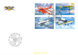 715715 MNH ISLANDIA 1997 AVIONES - Colecciones & Series