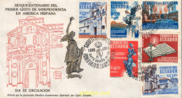 715703 MNH ECUADOR 1959 SEQUICENTENARIO DEL PRIMER GRITO DE INDEPENDENCIA - Equateur