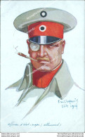 Bv327 Cartolina Militare Officier Allemand Tedesco Gemrania Artist Dupuis Www1 - Régiments