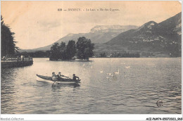 ACZP6-74-0488 - ANNECY - Le Lac - Ile Des Cygnes - Annecy