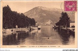 ACZP6-74-0483 - ANNECY - Le Port Et La Montagne Du Veyrier - Annecy
