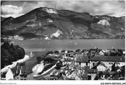 ACZP6-74-0474 - ANNECY - Vue Générale De La Vieille Ville Du Port Et Du Mont Veyrier - Annecy