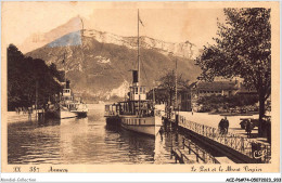 ACZP6-74-0470 - ANNECY - Le Port Et Le Mont Veyrier - Annecy