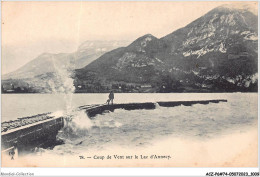 ACZP6-74-0508 - Coup De Vent Sur Le Lac D'ANNECY - Annecy