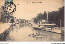 ACZP6-74-0504 - ANNECY - Le Port Et Le Château - Annecy