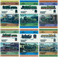 6333 MNH TUVALU. Nanumea 1984 LOCOMOTORAS - Tuvalu