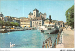 ACZP4-74-0354 - ANNECY - Le Port Et Le Château  - Annecy