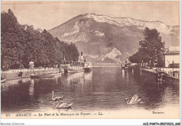 ACZP4-74-0343 - ANNECY - Le Port Et La Montagne Du Veyvier - Annecy