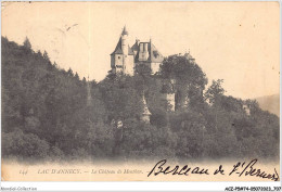 ACZP5-74-0357 - Lac D'ANNECY - Le Château De Menthon - Annecy