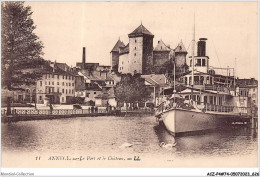 ACZP4-74-0316 - ANNECY - Le Port Et Le Château - Annecy