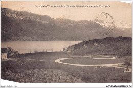 ACZP3-74-0273 - ANNECY - Route De La Grande Jeanne - Le Lac Et La Tournette - Annecy