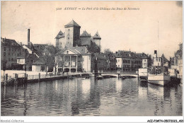 ACZP3-74-0248 - ANNECY - Le Port Et Le Château Des Ducs De Nemours - Annecy